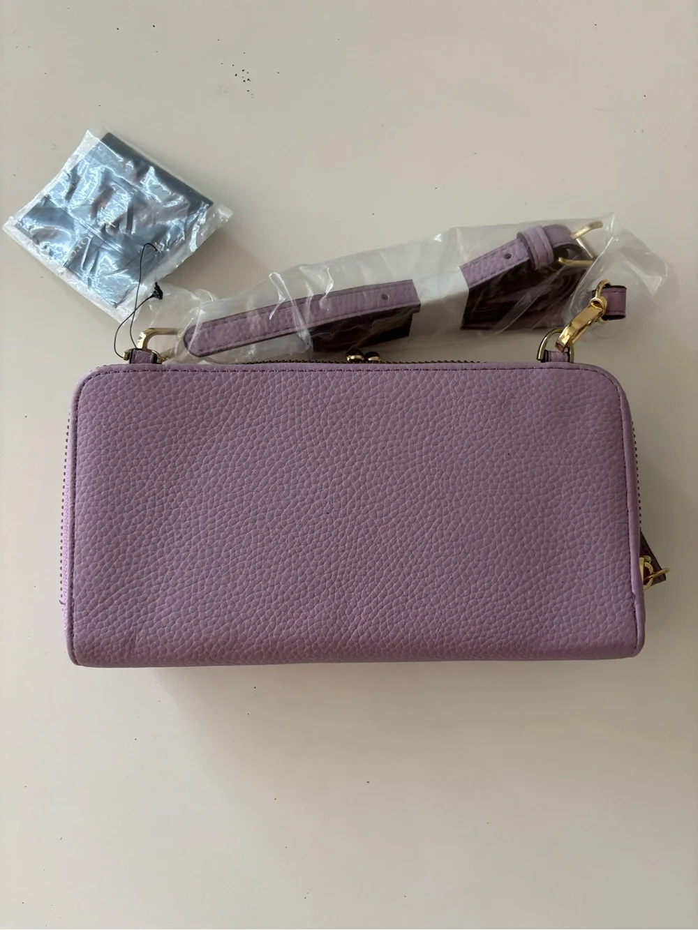 Nanette Lepore Lavender Kiss-Lock Crossbody Wallet- NWT